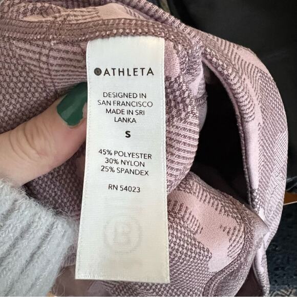 Athleta Ultimate Stash Pocket Textured Camo Capri Leggings - Picture 7 of 8